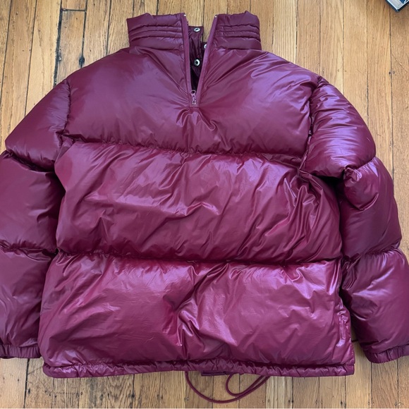 The Frankie Shop Burgundy Puffer Jacket - size S or M - Picture 2 of 9